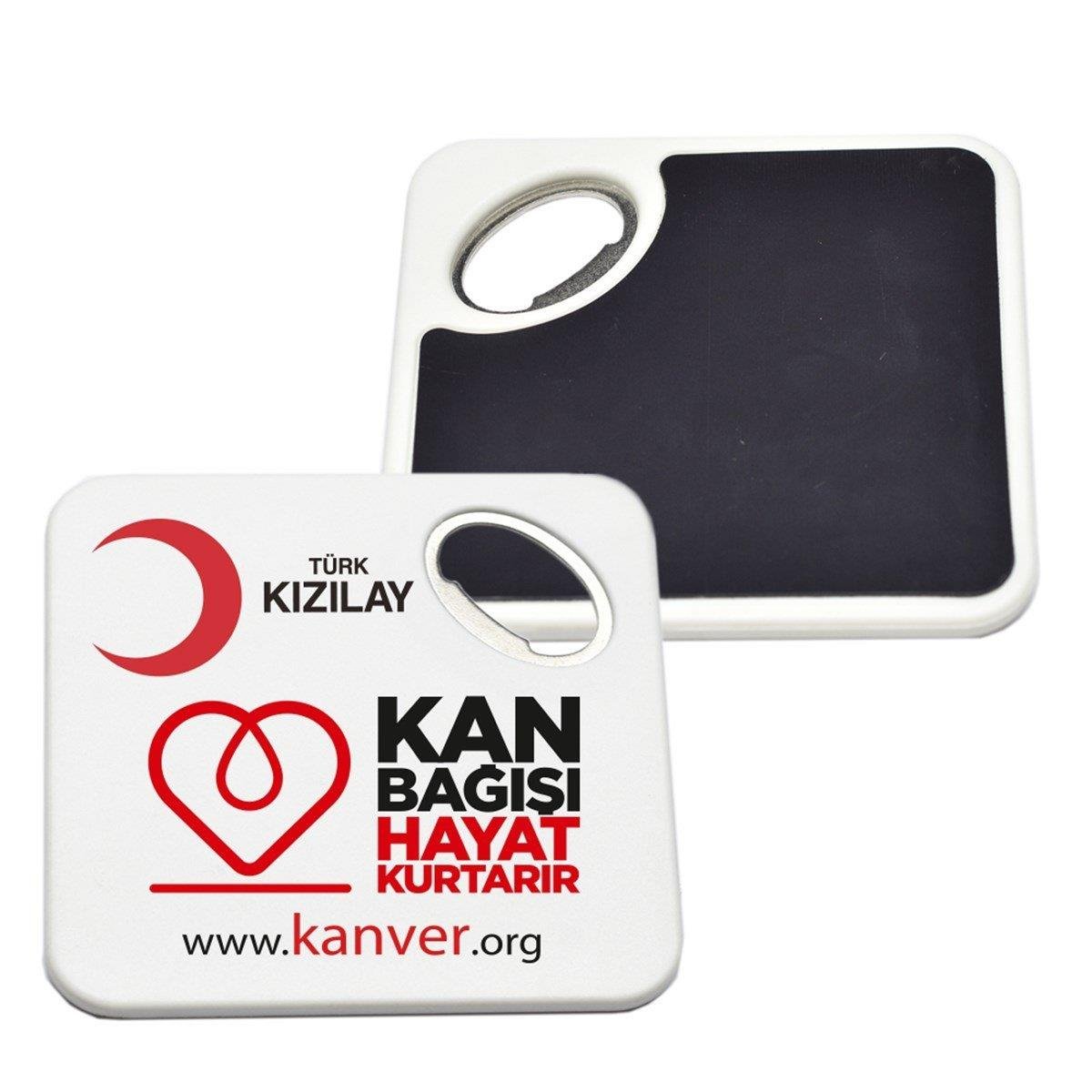 Kare Bardak Altlığı Magnet Açacak