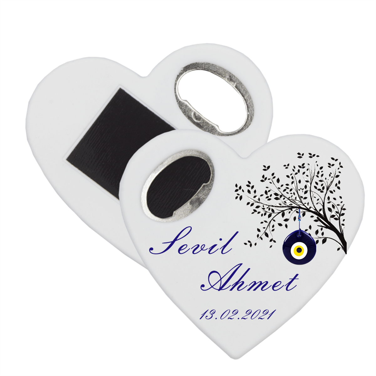 Kalp Magnet Şişe Açacağı