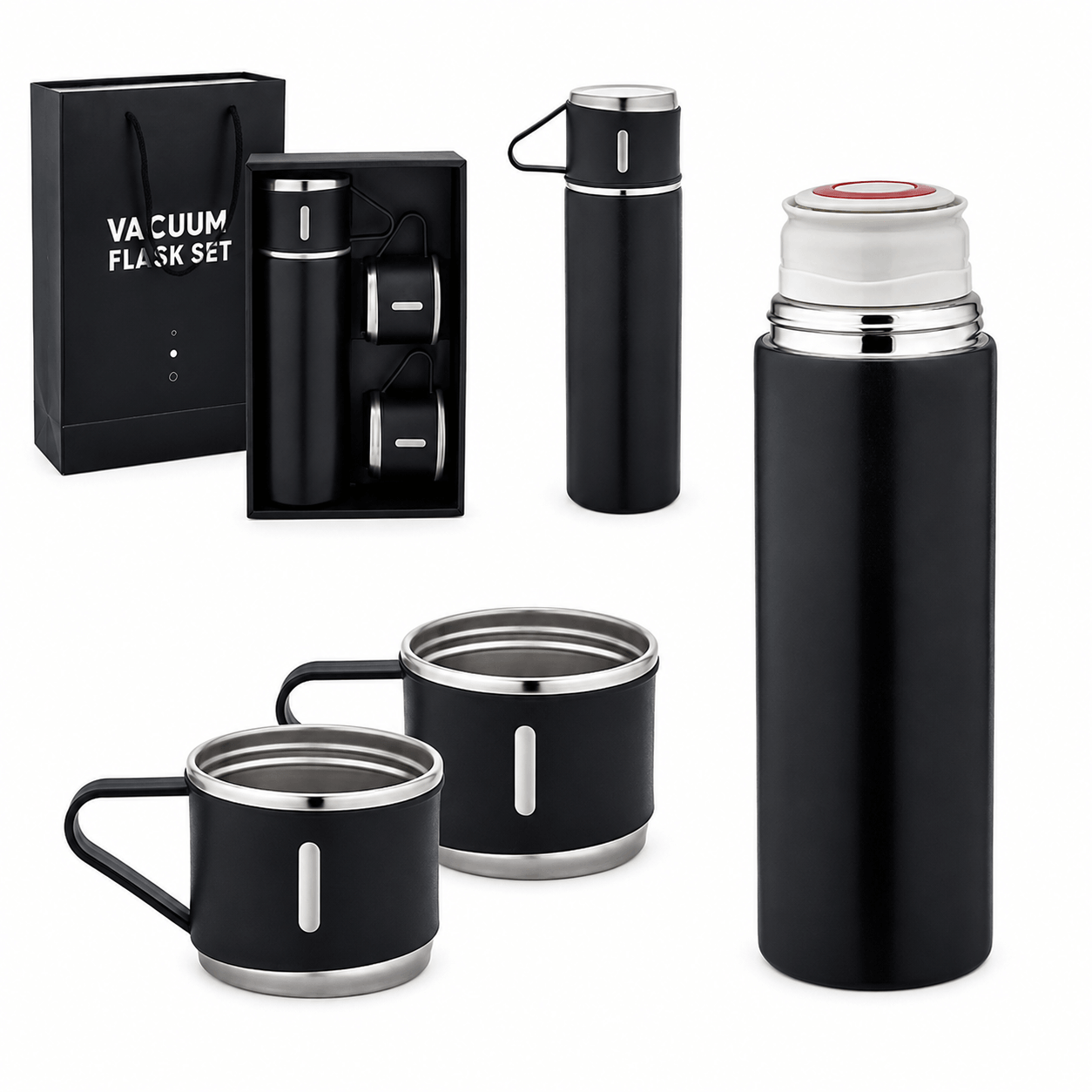Promosyon Bardaklı Termos Seti 500 ml