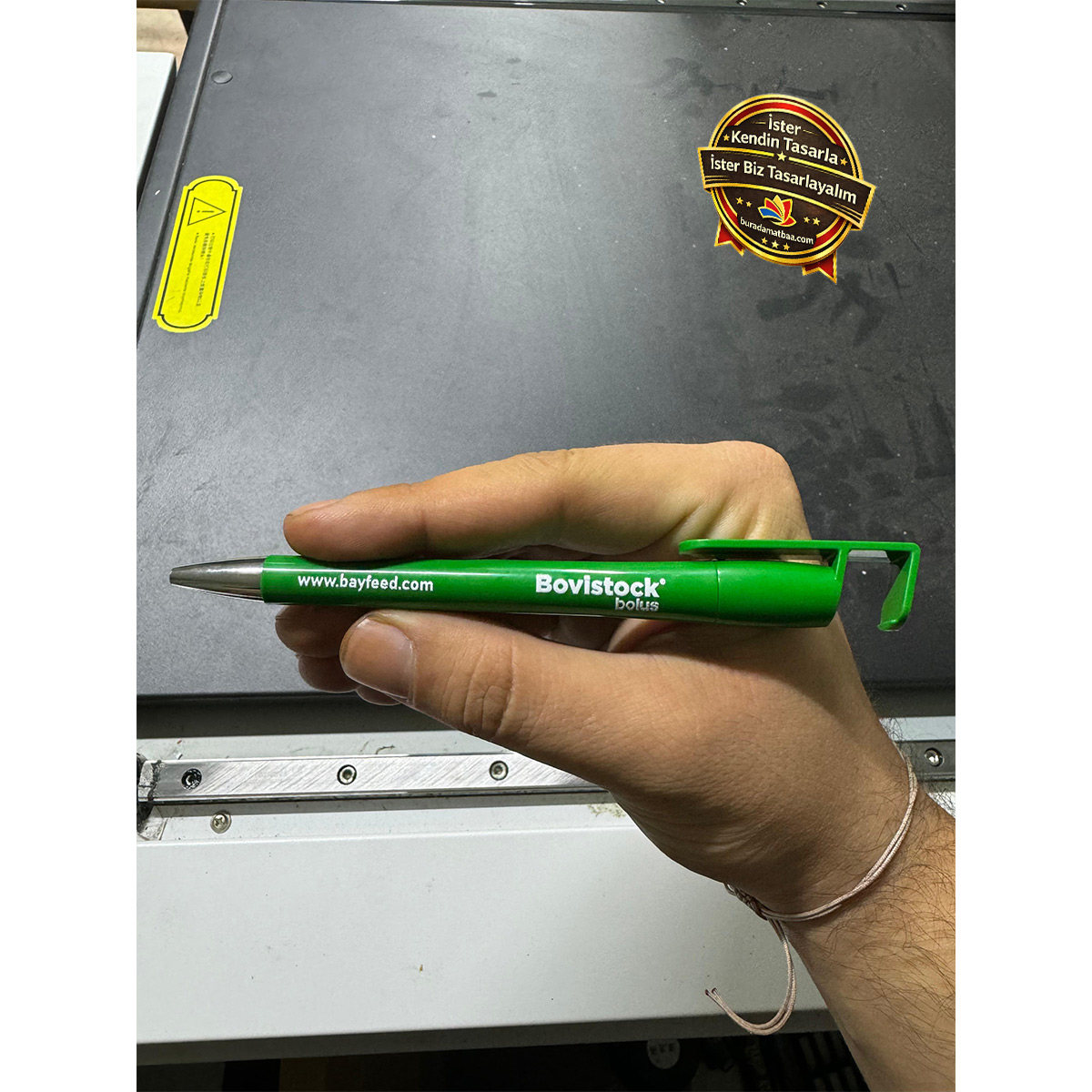 Plastik Kalem Telefon Tutacaklı - Resim 2