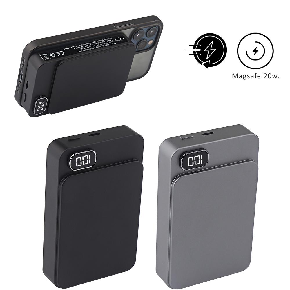 MagSafe Metal Lüks Powerbank - Resim 2